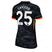 Camiseta Chelsea Moises Caicedo #25 Tercera Equipación para mujer 2024-25 manga corta